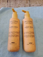 (2 Pack) Wakse Meltoway Hair Dissolving Cream Mango Magic Face and Body 6.7 oz