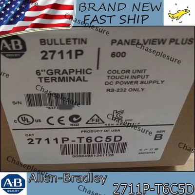 2711P-T6C5D PanelView Plus 600 Terminal 5.5'' touch screen RS-232 24VDC supply AB