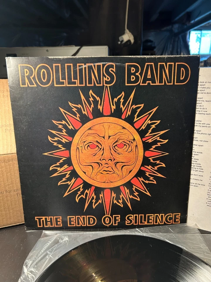 NM Rollins Band The End Of Silence LP Brazil 1993 Punk Black Flag Circle Jerks - Image 2 of 4