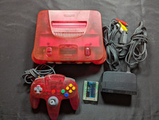 Nintendo 64 Launch Edition Watermelon Red Console