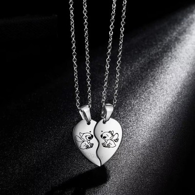Lilo und Stitch Anhänger Halskette Charme Mädchen Schmuck Juwelen präsentieren