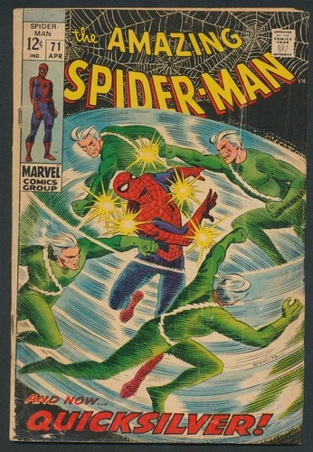 1969 MARVEL THE AMAZING SPIDER-MAN #71 COMIC F/VG ROMITA 1st APP M. ROBERTSON