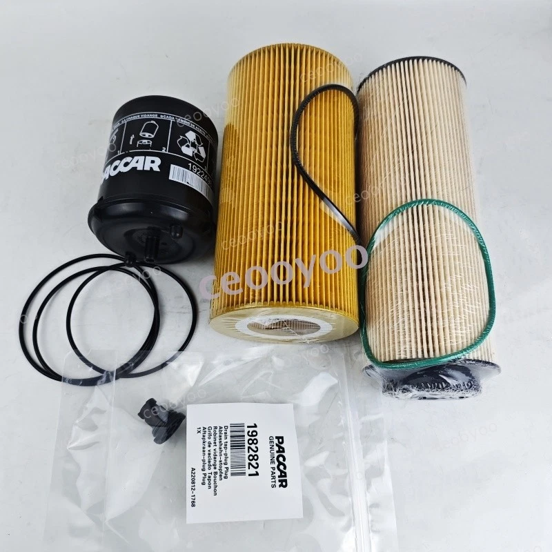 Oil & Fuel Filter Kit for MX-13 Engine 2277129, 1922496, 2234788 1714364 In Box Foto 3 de 4