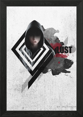 L U S T Gerahmtes Wandbild Poster Leinwanddruck Bild