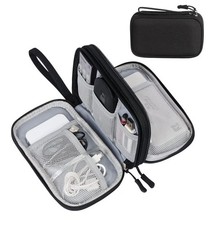 Travel Cable Organizer Pouch Carry Case for Cords  Earphones, Waterproof - NWT