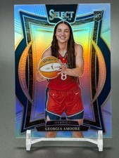 2025 Panini Select WNBA Silver Prizm #96 GEORGIA AMOORE Washington Mystics RC