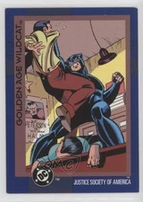 1993 SkyBox DC Cosmic Teams Golden Age Wildcat #58 4et