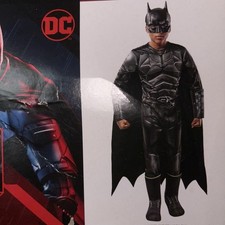 Rubies Boys Muscle Chest Bat Emblem Lights Up Batman Costume W/o Mask Medium 8 