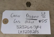 (1) Carrier 323269-704 Gas Orifice #55 LP Propane USED **TESTED**