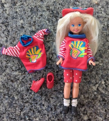 McDonald's Barbie Happy Meal Stacie Doll - Xtra Shirt, Shoes See Photos - 1993