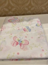 Pottery Barn Kids Girl s Size Twin Butterfly Organic Cotton Flat Sheet