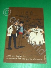 Postcard illustrated by A. D. Stella - Xelo un tagier! ...