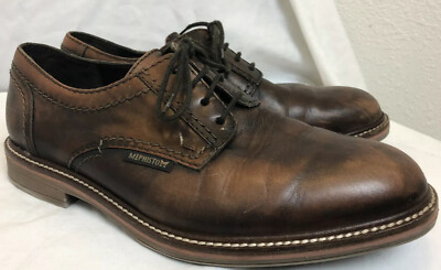 Mephisto Air Jet Mens Size 8 Brown Oxford Shoes Leather  display picture 1