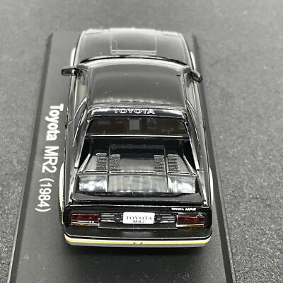 Mini Car Toyota MR2 1984 Black 1/43 Scale Box Display Diecast Vol