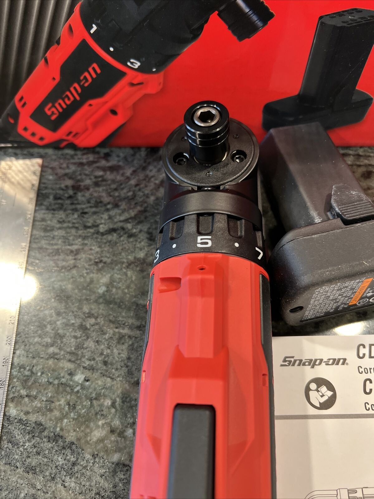 NEW Snap On-™️CTSR761W1 14.4 Micro lithium Right Angle Screwdriver One  Battery
