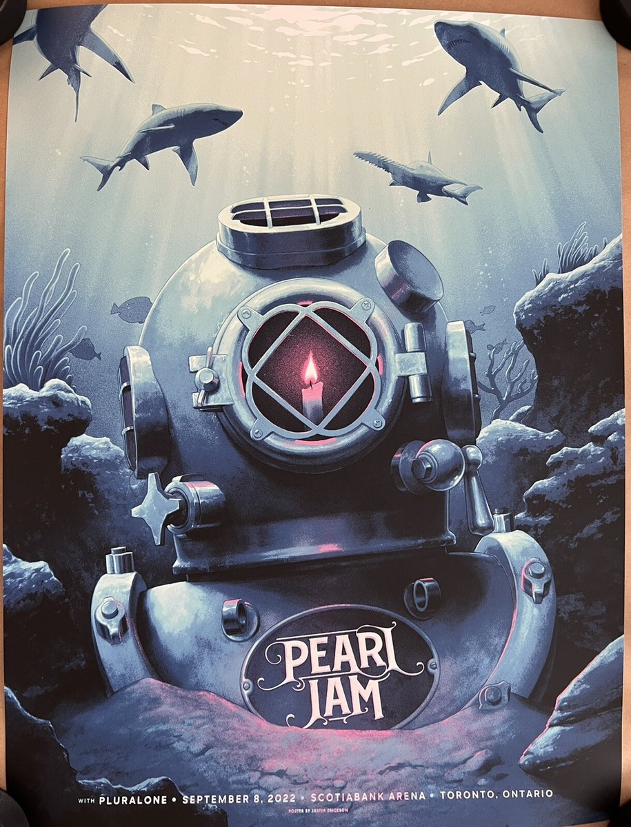 PEARL JAM POSTER TORONTO CANADA 9/8/2022 JUSTIN ERICKSON VEDDER