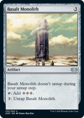 1 x Basalt Monolith - Double Masters - NM-Mint - MTG