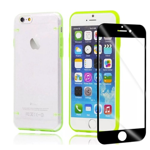 Shockproof Case for iPhone 7 8 SE 2022 HARD Back Cover & Glass Screen Protector - 第 6/7 張圖片