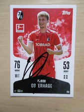 Patrick Osterhage autograph signed TC Topps Bundesliga SC Freiburg 24/25