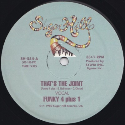 FUNKY 4 + 1 That's The Joint 12'' NEW VINYL  instrumental