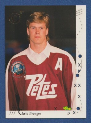 CHRIS PRONGER 1993 Classic C3 Collector's Club Gold Crown Lasercut #19 Whalers*