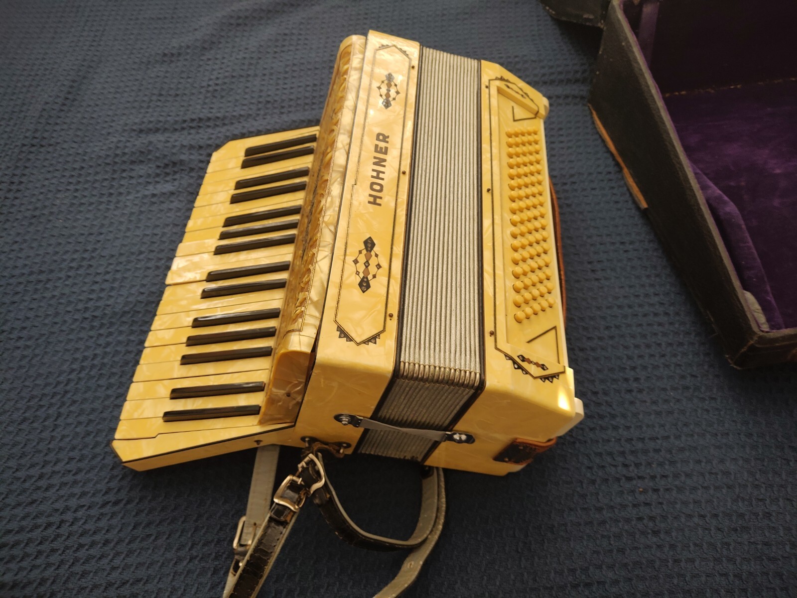 Vintage Hohner Accordion Made in Germany W/Case eBay