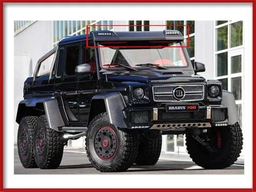 Alerón Delantero G63 LED Ala Techo G550 G500 G65 G-Wagon Parte Nueva Brabus Foto 4 de 4