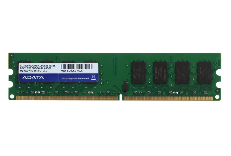 ADATA Kits 4X 2GB 2RX8 PC2-6400 DIMM DDR2 800Mhz Desktop Memory RAM Low Density - Image 3 of 4