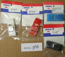 4pc 1990 American Line Thunderjet mount Slot Car BODY Lot368 Ford Thunderbird