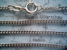 lange Panzerkette Sterlingsilber 70 cm Breite 2 mm, Panzer Collier Silber 70 cm