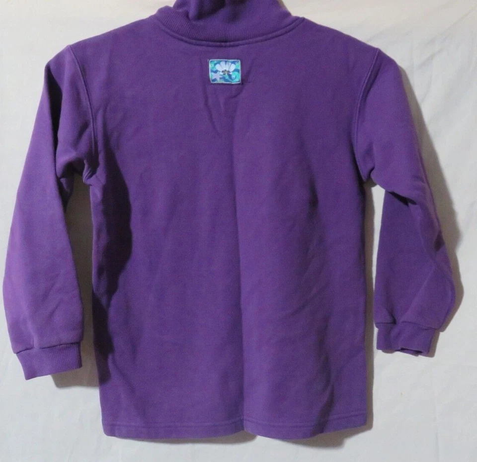 Sudadera The Disney Store La Sirenita Ariel Bordada Púrpura Talla L Foto 4 de 4