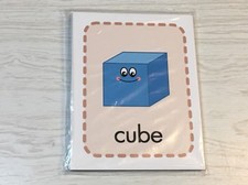 MY SHAPES Preschool Flash Card set