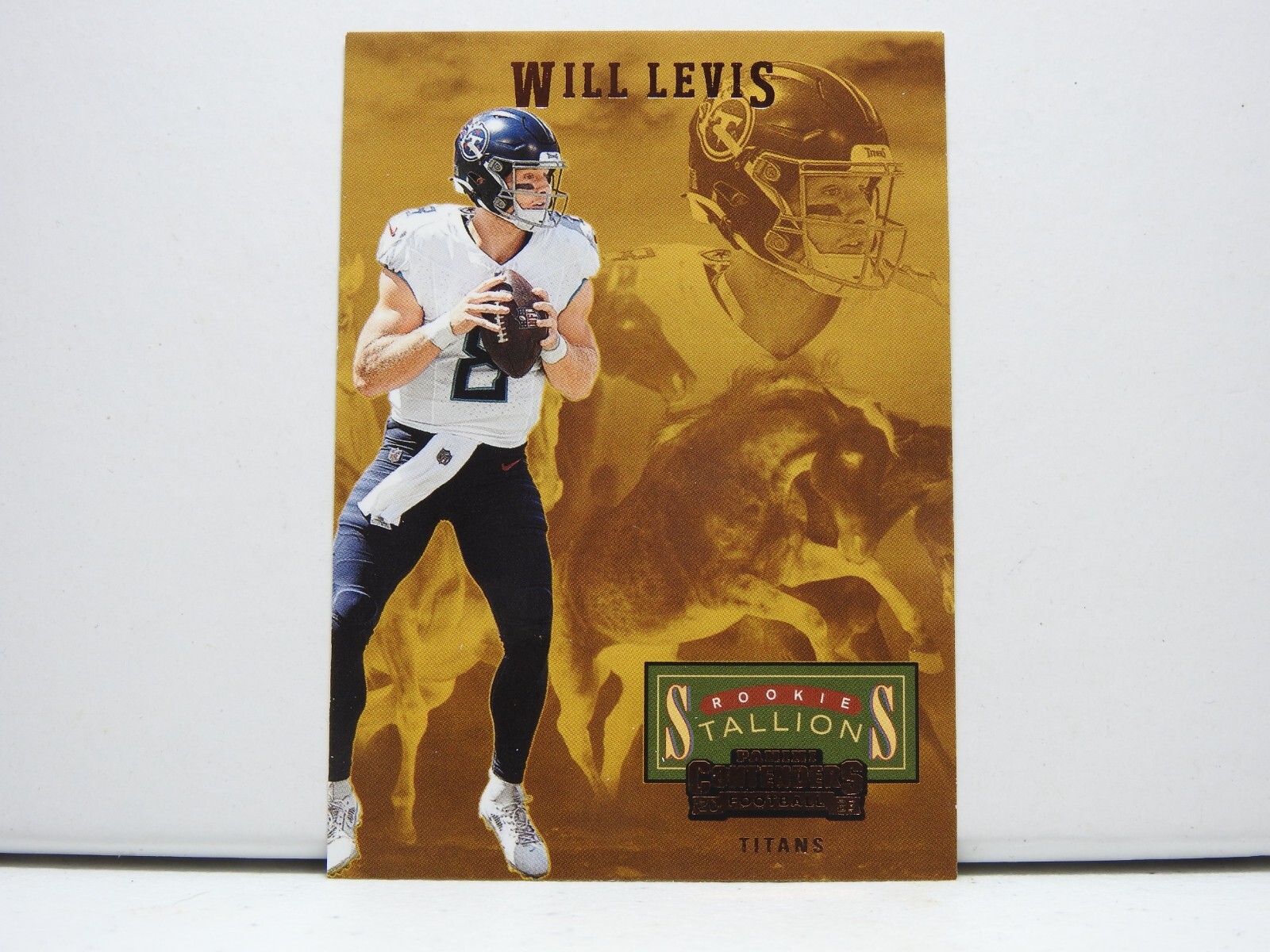 2023 Panini Contenders Will Levis RC Rookie Stallions Bronze #7 Tennessee Titans