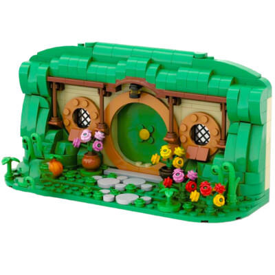 MOC-136504 Underground Dwelling House Front Main Character's Home 377 Pieces MOC