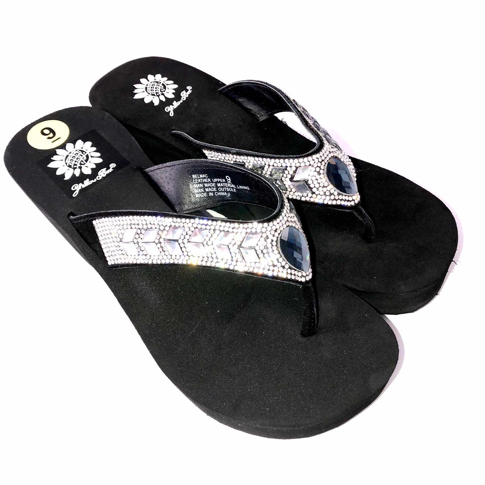 yellow box belmac flip flops