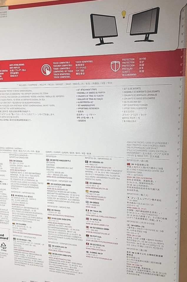 3M™ FILTER,MONTR,ANTIGL,23W AG230W9B 3M DATA PRODUCTS 3M™ AG230W9B 051128830017 - Image 4 of 4