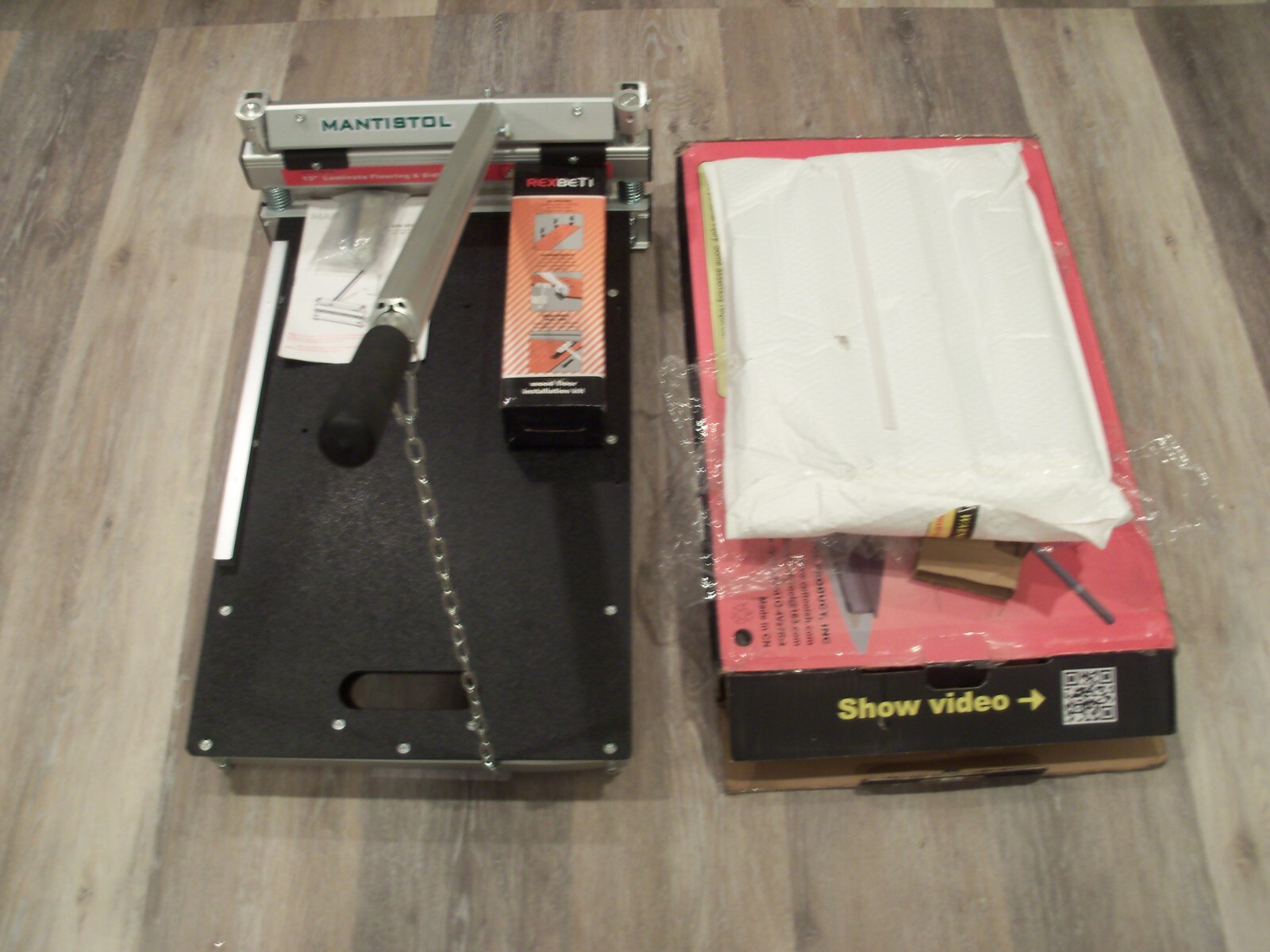 MANTISTOL Mc330 13'' Pro Laminate Floor Cutter With Installation Kit