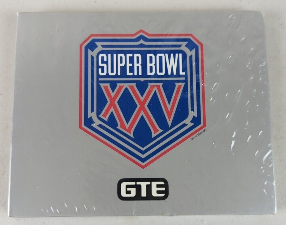 Super Bowl XXV GTE Limited Edition Theme Art Cards Silver