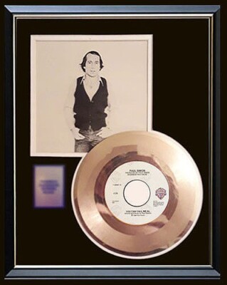 PAUL SIMON YOU CAN CALL ME AL 45 RPM GOLD METALIZED RECORD RARE NON ...