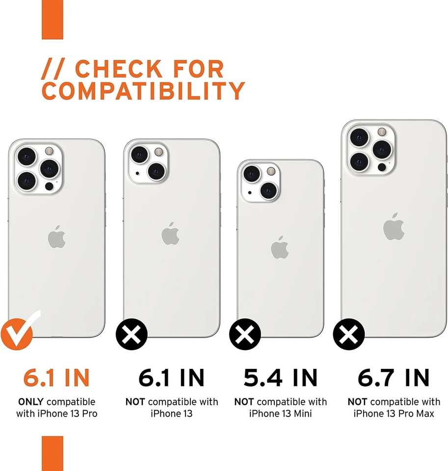 UAG IPHONE 13 PRO / 12 PRO URBAN ARMOR GEAR MONARCH SERIES RUGGED CASE | BLACK - Image 4 of 4