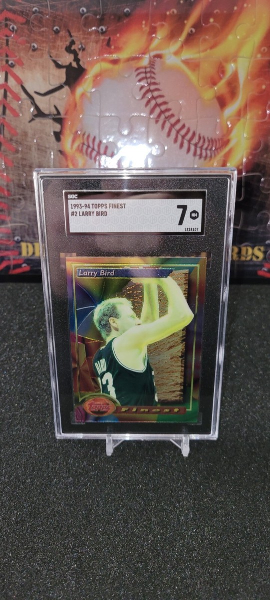 【15枚限定】Larry Bird Topps Finest 1993-94 Larry Bird Topps Finest Refractor Chrome SGC 92 8.5