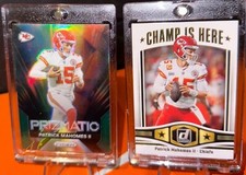 🚀Patrick Mahomes⭐️Prizmatic Prizm refractor💥Champ is Here🔥Gold foil⚡️🚀