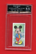 Grade 9.5  Mickey Mouse The Magical World Of Disney 1989 Tea Card Ref248