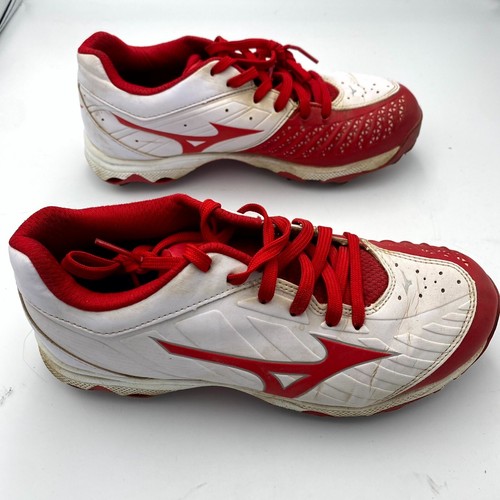 Mizuno 9-Spike Advanced Sweep 3 320546 Women's US 7.5 White Red Softball Cleats
