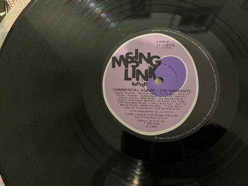 Vintage The Residents Commercial Album LP '80 Missing Link Aust NM - Picture 4 of 8