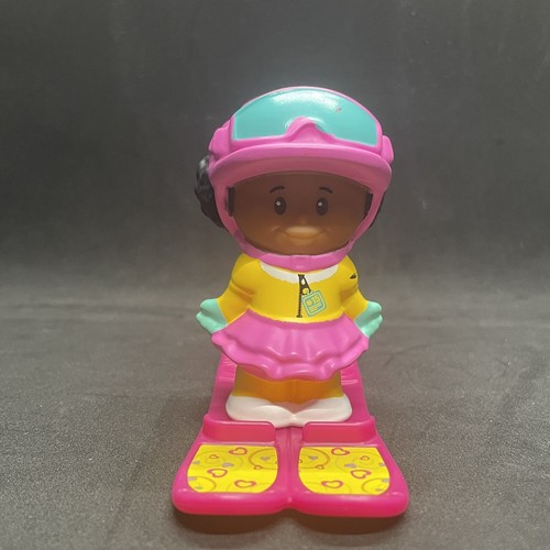 Fisher Price Little People Eddie Snowboarder Tessa Skier Sled 5 Pieces - Picture 5 of 17