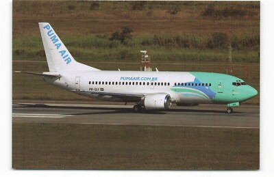 Postcard Airline PUMA AIR PR-GLK B737-322 AUC1.