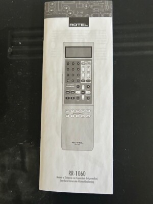 rotel RR-1060 remote control manual Spanish