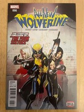 ALL-NEW WOLVERINE #6 (MARVEL 2016) 1ST . COVE...