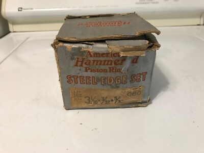 162 AMERICAN HAMMERED PISTON RINGS .060 8 CYL 32-45 FORD 85 & 90